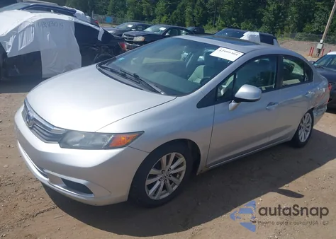 2012 Honda Civic Ex from USA, damaged, VIN 19XFB2F89CE103104